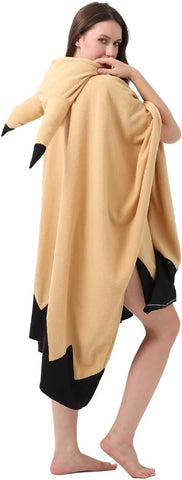 Unisex Adult Hoodied Cloak Pajamas Animal One-Piece Halloween Costume Cosplay Sleepwear