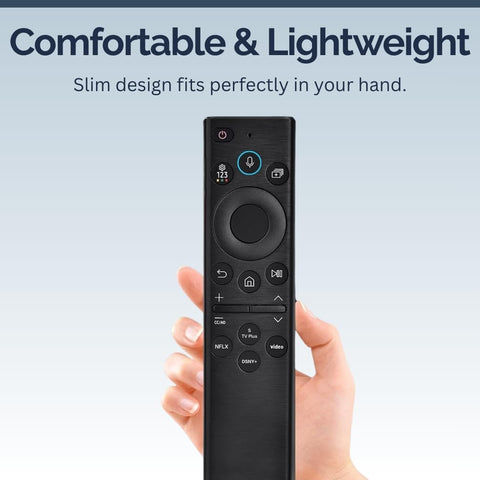 BN59-01385A Samsung TV Remote Control Replacement for Smart TV - Easy Setup, Universal Bluetooth/IR Voice Remote, No Solarcell - Works with Samsung QLED, Frame, Crystal UHD, 4K, & LED Smart TVs