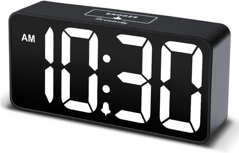 DreamSky Small Digital Alarm Clock for Bedroom, Large Big Numbers Display