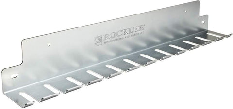 Rockler 24” Parallel Clamp Rack - Helps to Store Heavy Duty Clamps – Durable Galvanized Steel Parallel Clamps – Rack Stores Clamps up to 24” Wide - Workshop Organizers and Storage