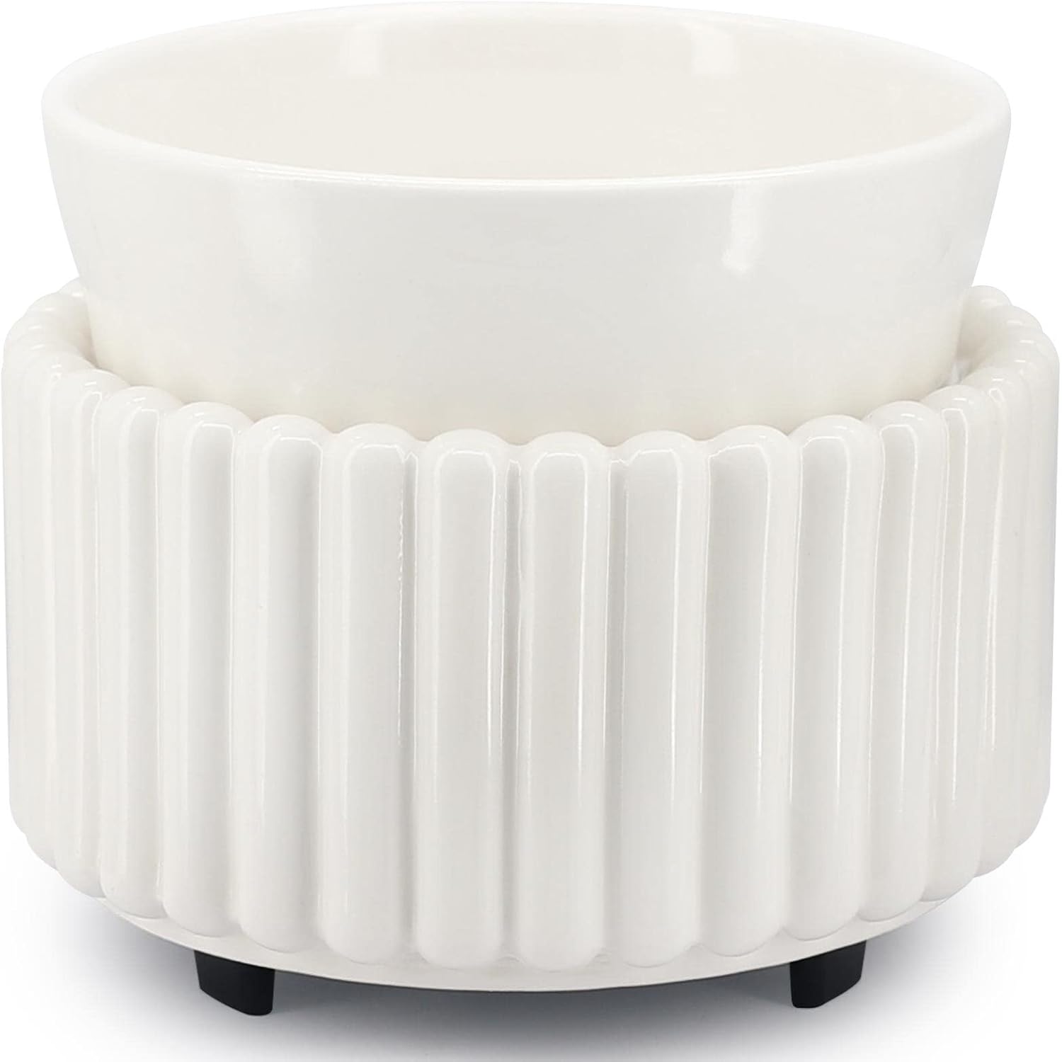VICTORIA AROMA Ceramic Wax Melt Warmer 3-in-1 Candle Wax Warmer for Scented Wax Melter Electric Fragrance Wax Burner for Home Office Bedroom Gift & Decor…