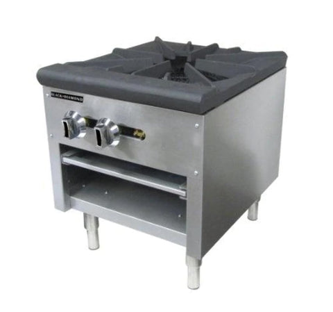 Adcraft BDCTSP-1/NG Black Diamond 18" Stock Pot Burner, 80,000 BTU, Natural Gas