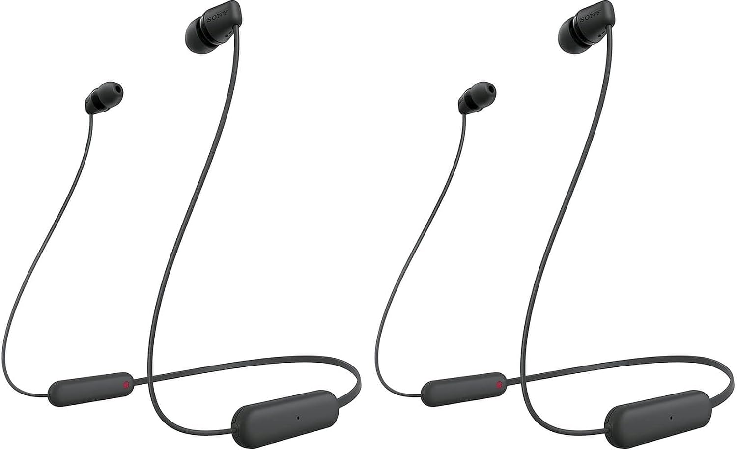 Sony WI-C100 Wireless in-Ear Bluetooth Headphones with Built-in Mic, Blue