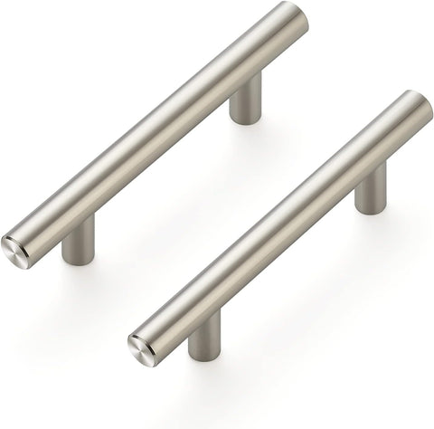 Ravinte Cabinet Handles, Brushed Nickel,5" Length,3" Hole Center,30 Pack