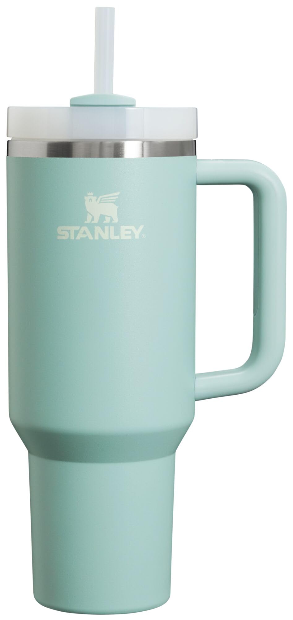 Stanley Quencher H2.0 Tumbler with Handle & Straw 40 oz | Twist On 3-Way Lid | Cupholder Compatible for Travel | Insulated Stainless Steel Cup | BPA-Free | Seafoam