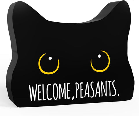 Black Cat Decor Cat Bathroom Decor Hope You Like Cats Funny Bathroom Acrylic Decors Sign Cat for Home Bathrooms Cats Lover Gifts For Women Men Christmas decorativesignage1388