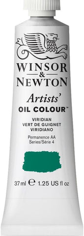 Winsor & Newton Artists' Oil Paint, 37ml Tube, Viridian
