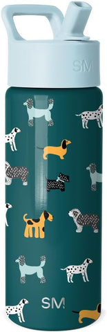 Simple Modern Kids Water Bottle & Toddler Cup | 18oz | Dogs