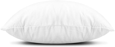 EDOW Throw Pillow Inserts, Set of 4 Lightweight Down Alternative Polyester Pillow, Couch Cushion, Sham Stuffer, Machine Washable. (White, 16x16)