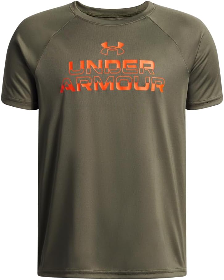 Under Armour Kids Tech Split Wordmark Short Sleeve T-Shirt (Big Kid)