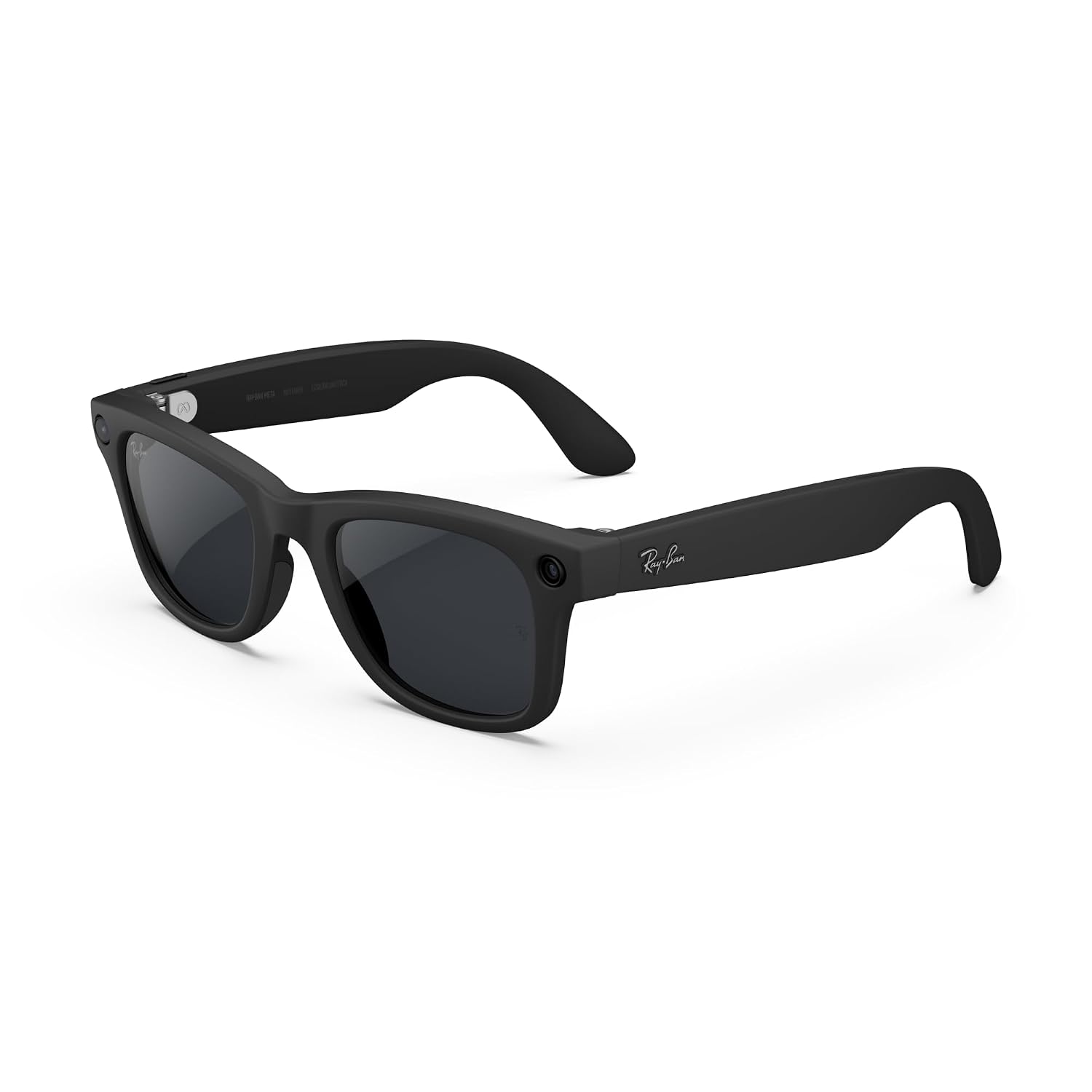 Meta Ray-Ban (Gen 2), Wayfarer Large, Shiny Cosmic Blue | Smart AI Glasses for Men, Women — 2X Battery Life — 3K HD — 12 MP Camera, Audio, Video Recording — Transitions® Sapphire Lenses — Sunglasses