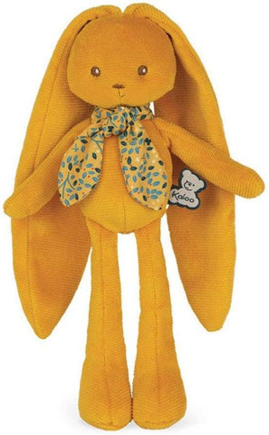 Kaloo - Lapinoo - Corduroy Rabbit for Babies - Ochre - 10 in