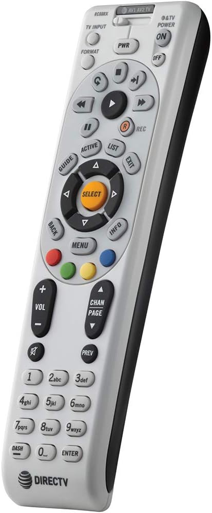 4 Pack Remote Controls DirecTV RC66RX RF (Remote Control's Replaces RC65RX)