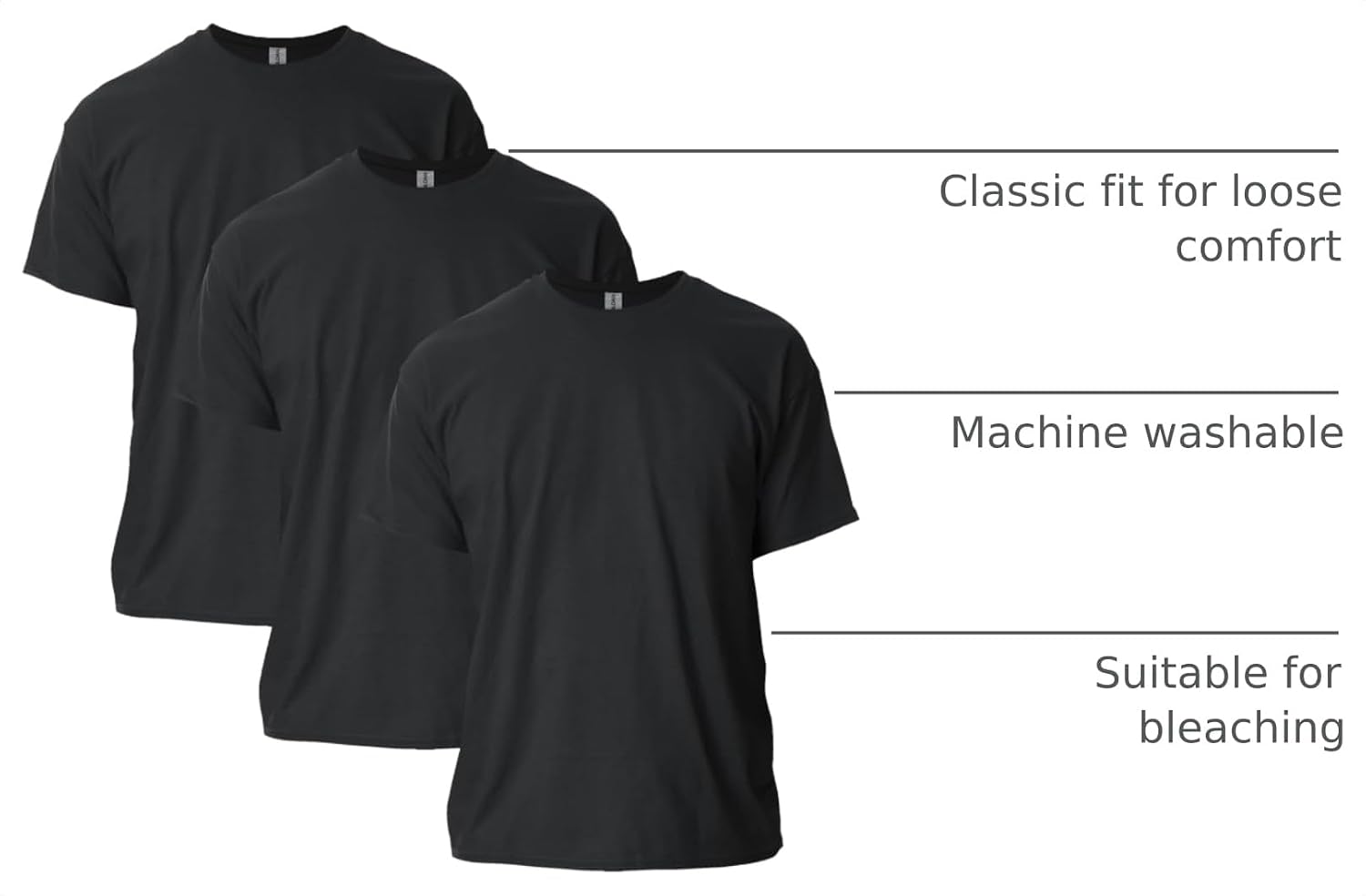 Gildan Adult Ultra Cotton T-Shirt, Style G2000, Multipack