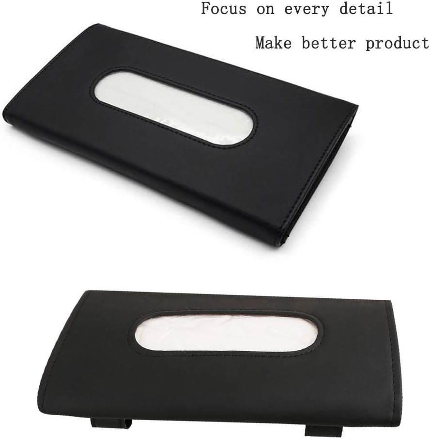 Carstuus Car Tissue Holder, Sun Visor Napkins Holder, Car Accessories