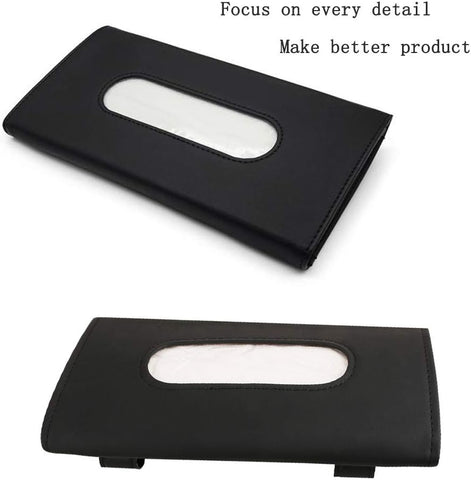 Carstuus Car Tissue Holder, Sun Visor Napkins Holder, Car Accessories