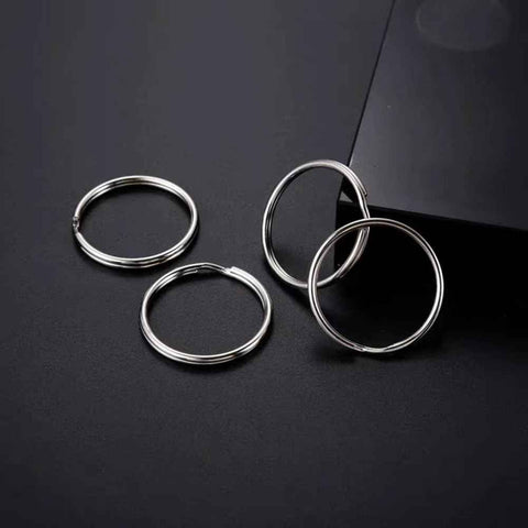100PCS Key Rings Bulk, Split Key Rings, Keychain Rings and Crafts 1 inch (25mm)