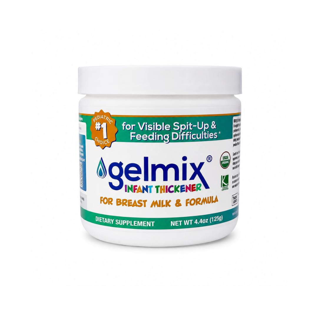 Gelmix Infant Thickener for Breast Milk & Formula, 4.4 oz Jar