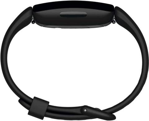 Fitbit Inspire 2 Health & Fitness Tracker with a Free 1-Year Fitbit Premium Trial, 24/7 Heart Rate, Black/Black, One Size (S & L Bands Included)
