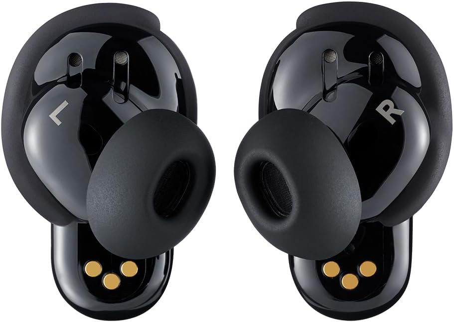 Bose QuietComfort Ultra Earbuds (2nd Gen) - Wireless Noise Cancelling Earbuds with Mic, Immersive Audio, USB-C Charging, Up to 6 Hours Battery, IPX4 Rating, Black
