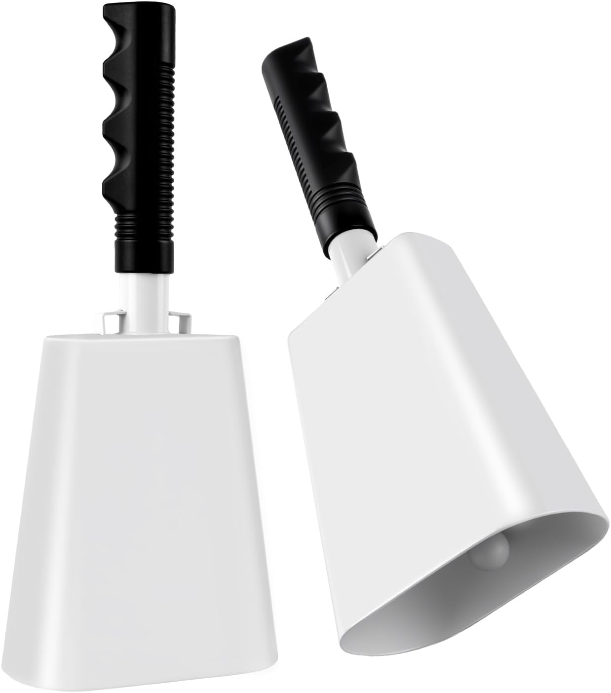 10 Inch Cow Bell with Handle, 2 Pack Cheering Cowbells for Sport