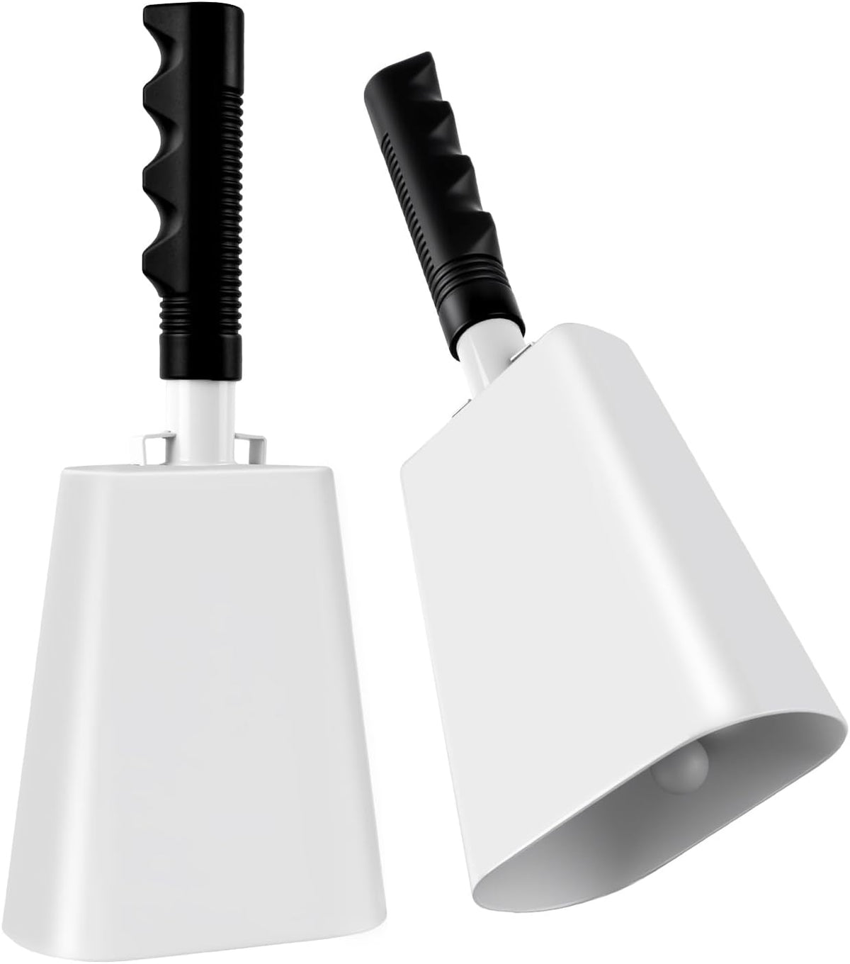 10 Inch Cow Bell with Handle, 2 Pack Cheering Cowbells for Sport