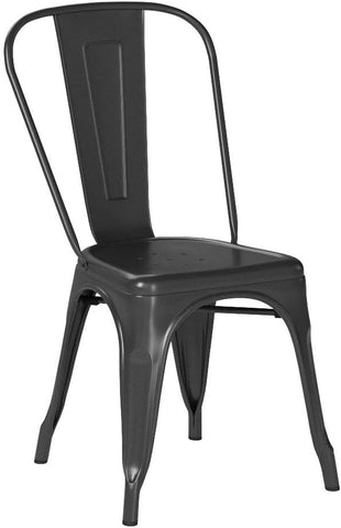 FDW Metal Dining Chairs Set of 2 Patio Chair Indoor Outdoor Chairs Kitchen Metal Chairs Restaurant Chair 18 Inch Seat Height Metal Stackable Chair 330LBS Weight Capacity Tolix Side Bar Chairs
