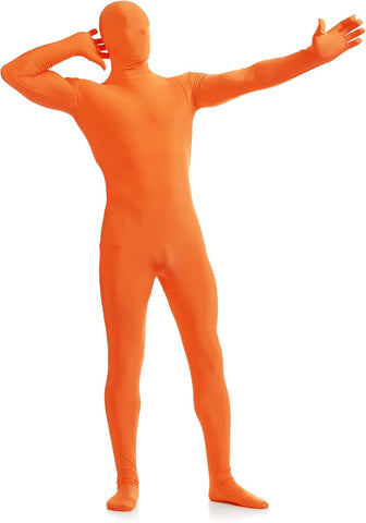 ATHX Men's and Women's Bodysuit Costume Stretchy Spandex Unitard Halloween Cosplay Full Body Suit Zentai Skin Suit