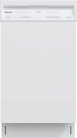 Honeywell 18 Inch Dishwasher with 8 Place settings, 6 Washing Programs, Stainless Steel Tub, Built-In Style, UL/Energy Star- White