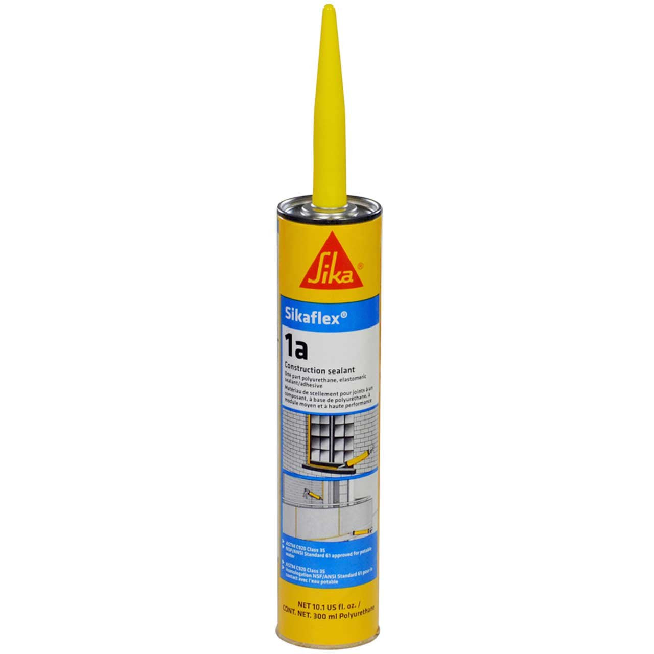 Sikaflex 1a Polyurethane Sealant Kit, White, Pack of 12