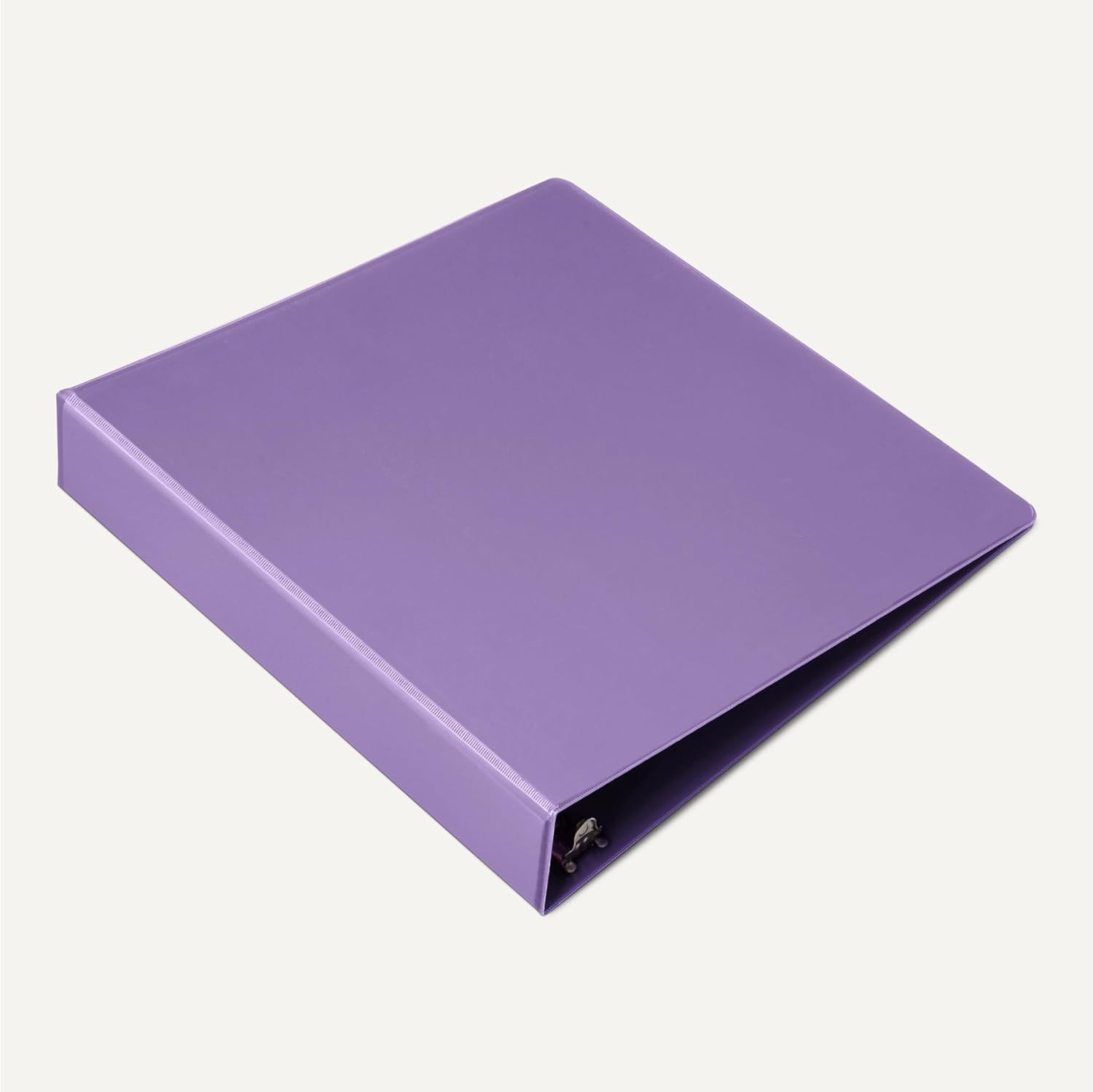 Amazon Basics 3 Ring 1.5 inch Binders with Round Metal Rings, Holds 275 Sheets, Assorted Colors, 4-Pack