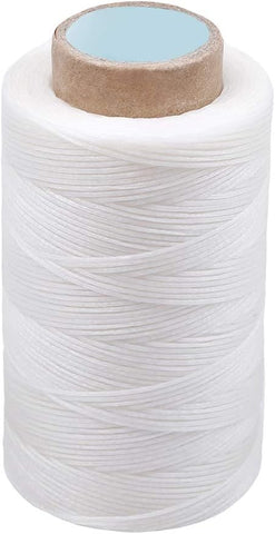 284Yards Leather Sewing Thread Waxed, Waxed Polyester Cord, Wax String