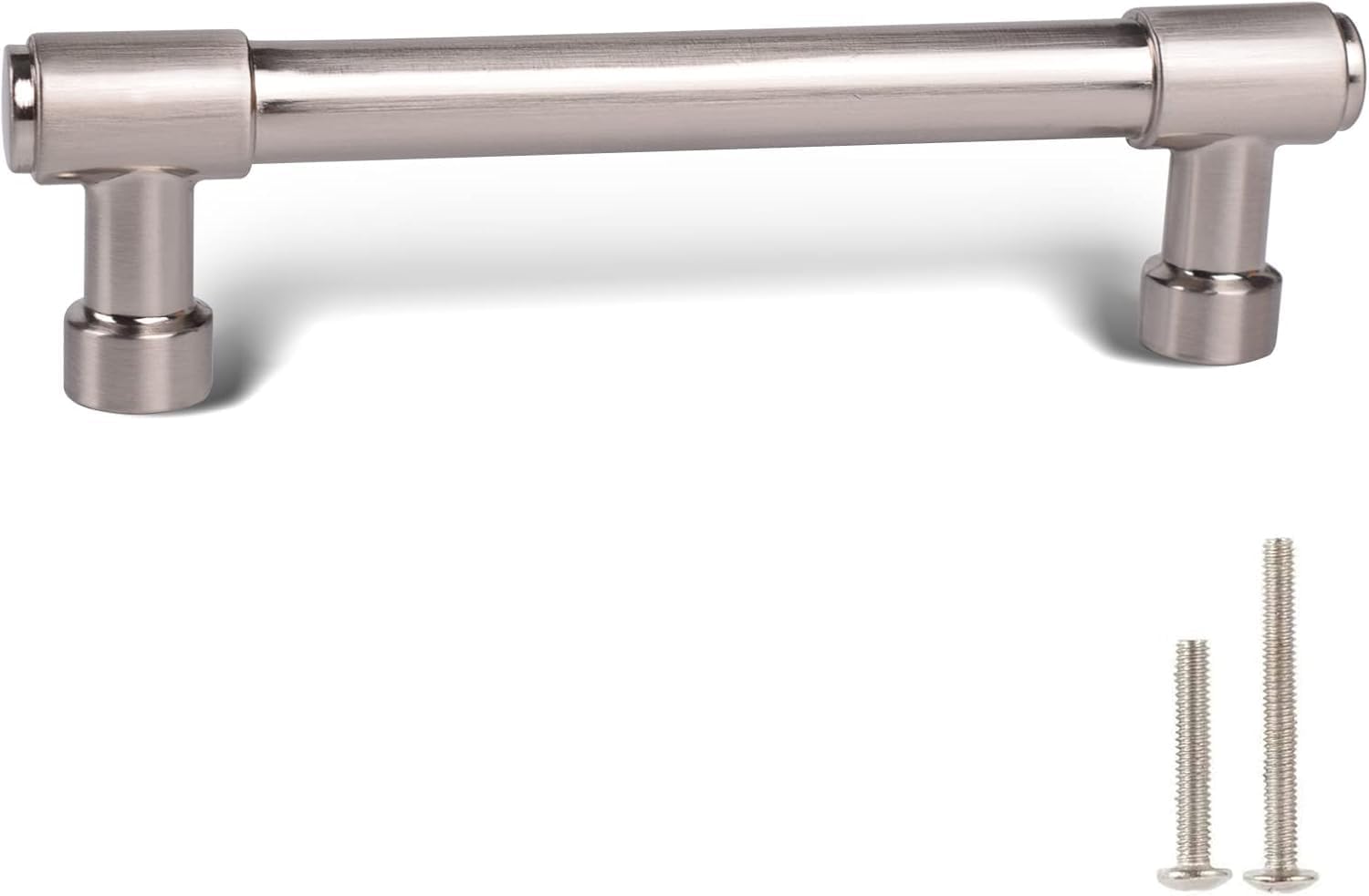 khtumeware 10 Pack Cabinet Knobs - Brushed Satin Nickel 2 Inch(51mm) Heavy Duty Zinc Drawer Pulls for Kitchen & Dresser Drawers