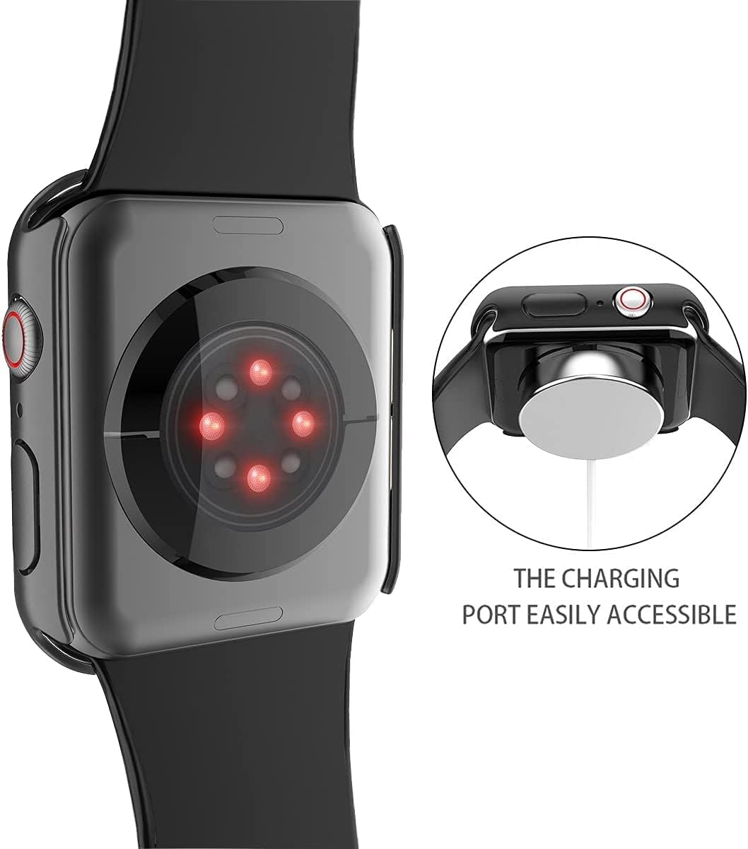 Misxi 2-Pack Waterproof Case for 44mm Apple Watch SE3/SE2/SE/Series 6/5/4
