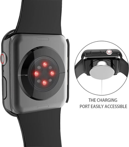 Misxi 2-Pack Waterproof Case for 44mm Apple Watch SE3/SE2/SE/Series 6/5/4