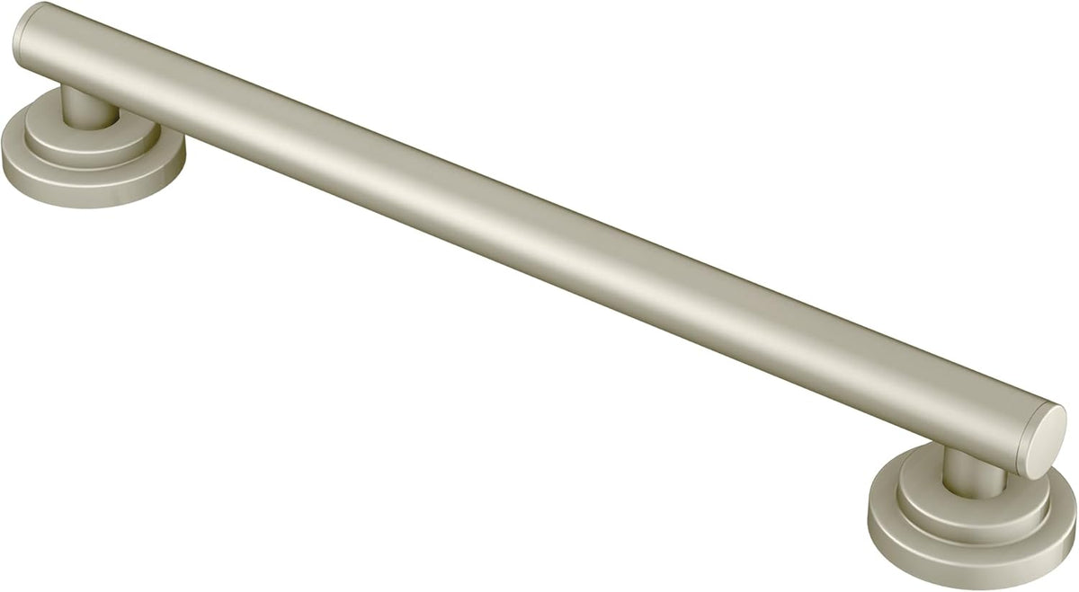 Moen YG0736BN Bathroom Safety 36-Inch Stainless Steel Modern Bathroom Grab Bar, Brushed Nickel