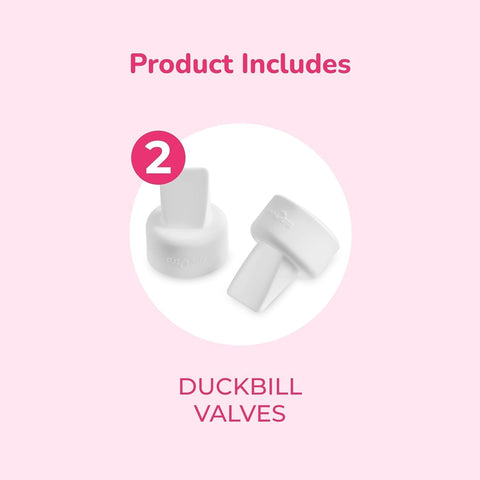 Spectra Baby Duckbill Valve Replacement for Breast Milk Pump, Pack of 4