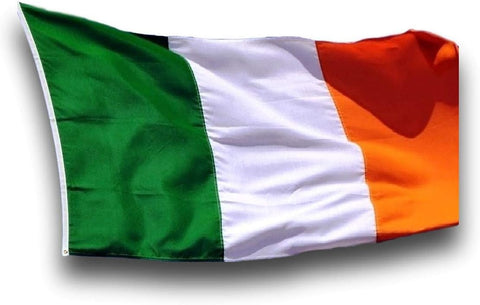 US Flag Factory 3x5 FT Ireland Irish Flag (Sewn Stripes) Outdoor SolarMax Nylon - Made in America - Premium Quality
