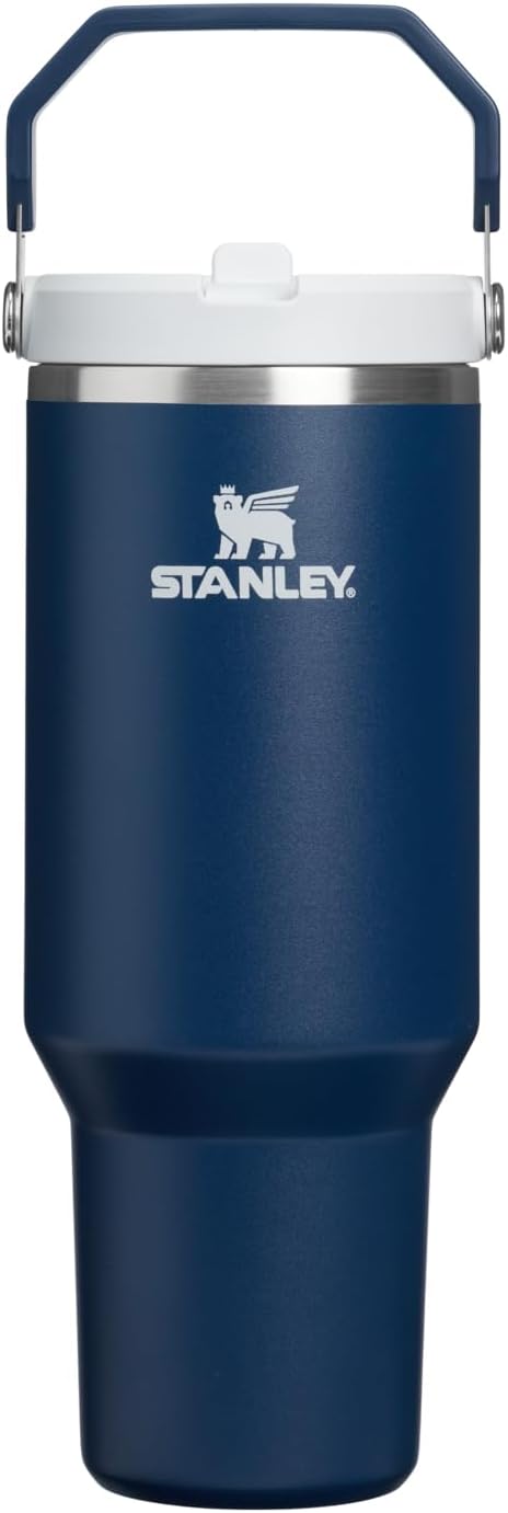 STANLEY IceFlow 2.0 Flip Straw Tumbler, 40 oz, Dark Navy