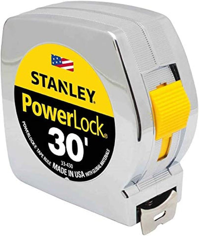 Stanley PowerLock Tape Measure (Carton of 4, 30-Foot)