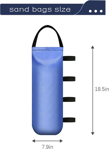 IALNAI 125 LBS Heavy Sand Bags for Canopy Outdoor Advertising Tent Sunshade Fixed Windproof Pop up Canopy Tent (Without Sand) 4-Pack
