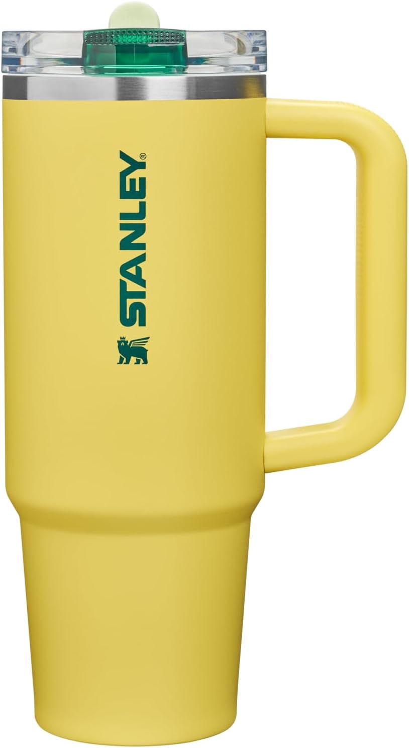 STANLEY Quencher ProTour Flipstraw Tumbler, 30 oz, Daffodil Emerald