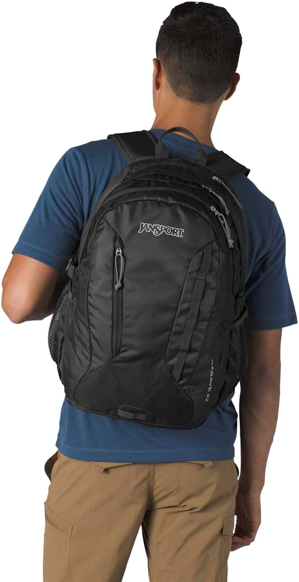 JanSport 32L Agave Hiking Backpack - 15 In Laptop, Black