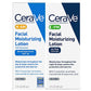 CeraVe Day & Night Face Lotion Skin Care Set | Contains AM with SPF 30 and PM Face Moisturizer | Fragrance Free