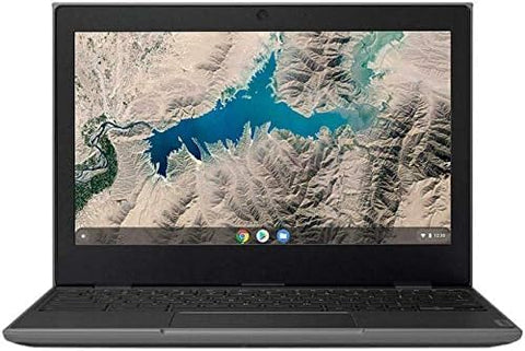 Lenovo 100e 81ER000BUS 11.6" HD Chromebook, Intel Dual-Core Celeron N3350 1.1 GHz up to 2.4 GHz, 4GB RAM, 32GB SSD, Bluetooth, USB Type C, 802.11ac, Webcam, Chrome OS (Renewed)