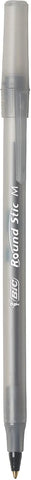 BIC Round Stic Xtra Life Ballpoint Pen, Ultra Long Lasting and Consistent Ink Flow, 60-Count in Black Ink