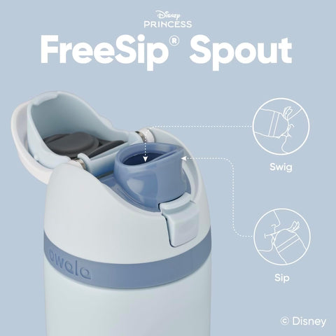 Owala Princess FreeSip Stainless Steel Water Bottle 24 oz Cinderella