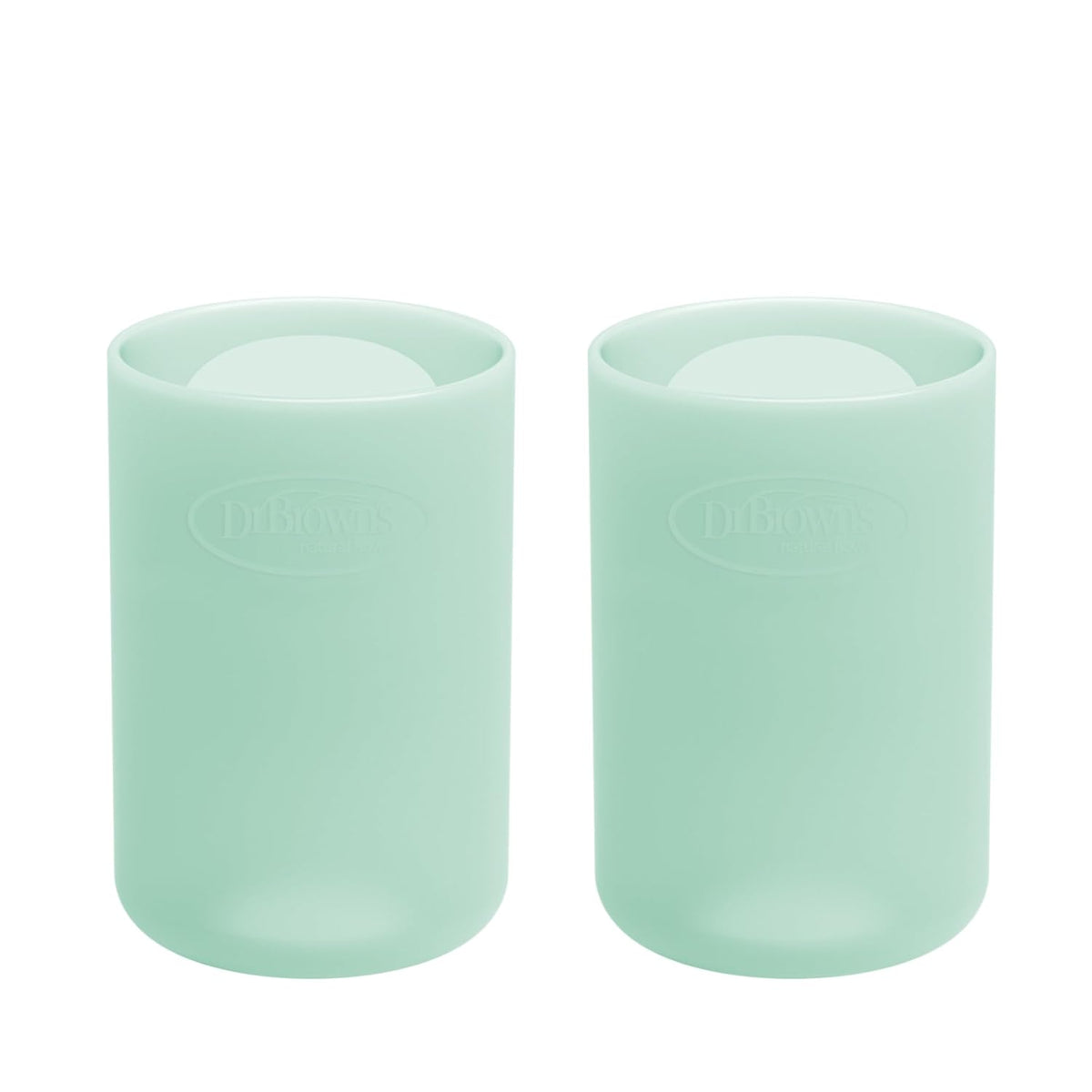 Dr. Brown's Narrow Glass Bottle Sleeve, Mint, 4 oz, 2-Pack