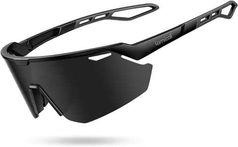 Lamicall 24g Polarized Sports Sunglasses for Men Women - UV400 Protection Sun Glasses for Baseball Running Cycling Fishing