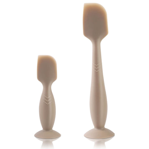 2-Pack Silicone Diaper Cream Spatula, Ergonomic Non-Slip Handle